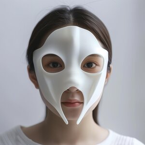 3D Printed Futuristic Anime Costume Mask