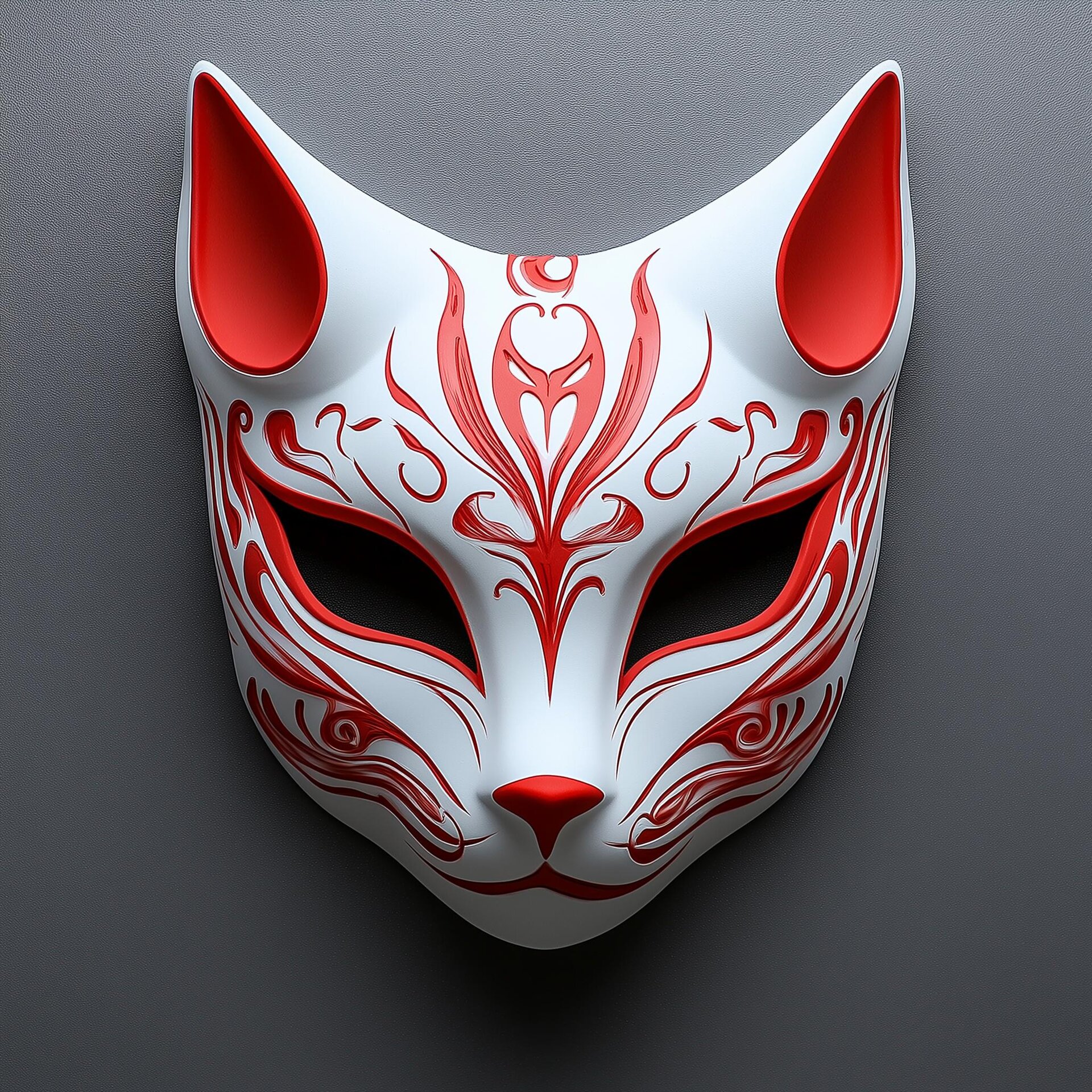 3D Printed Fox Mask | Kitsune Costume Accessory