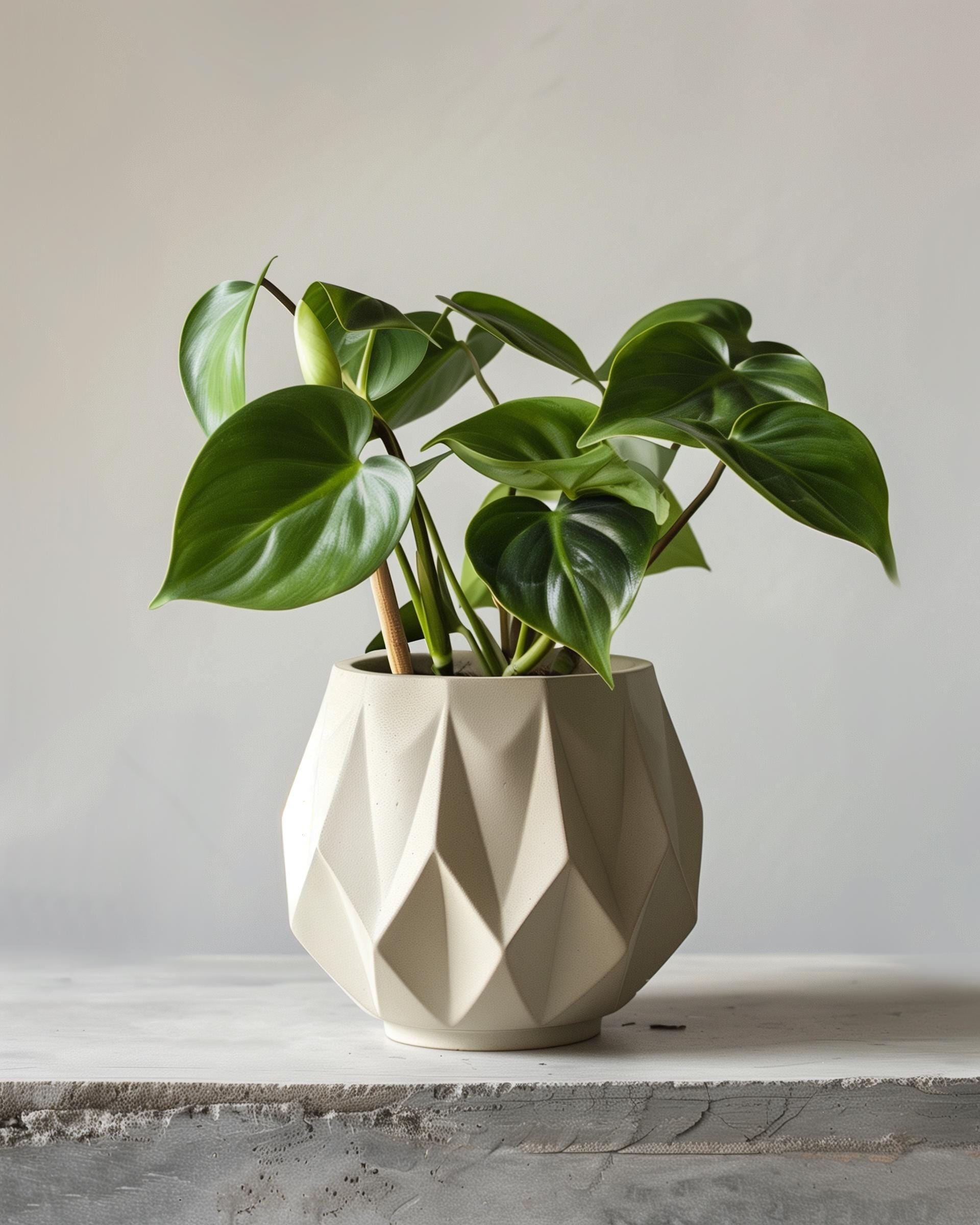 3D Printed Geometric Faceted Planter
