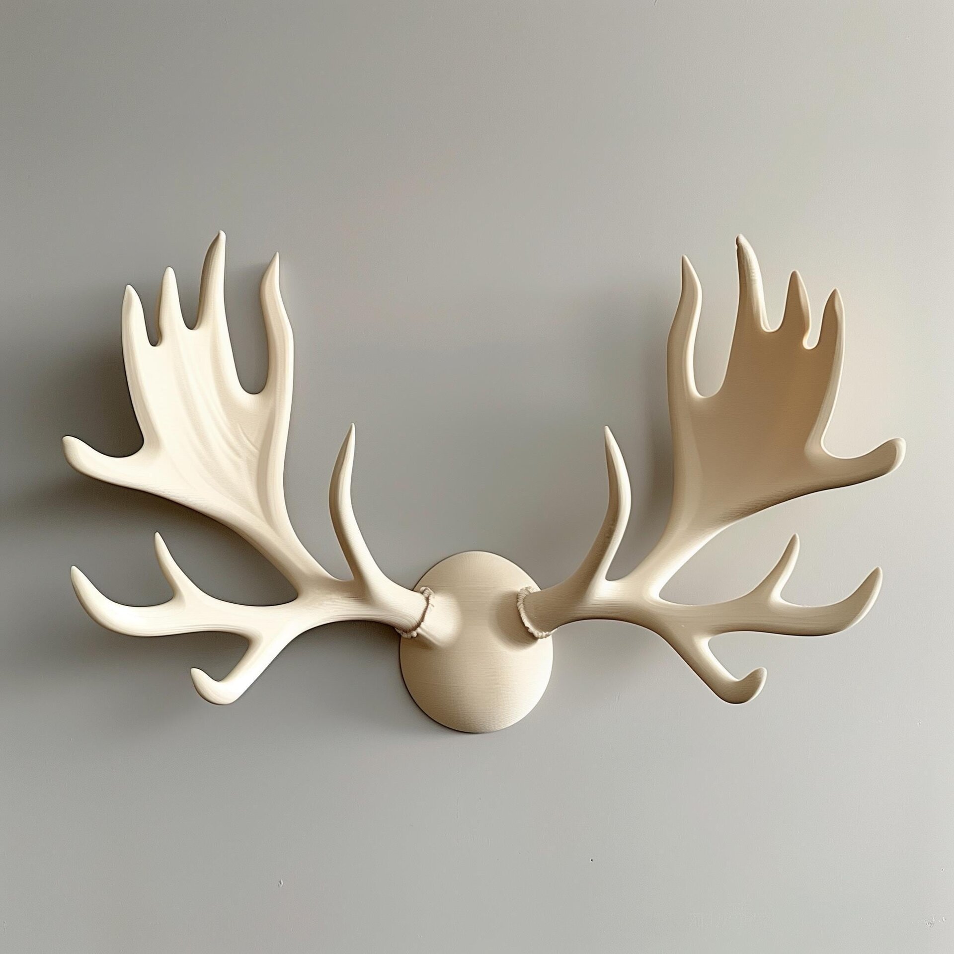 3D Printed Three-Piece Antler Wall Decor