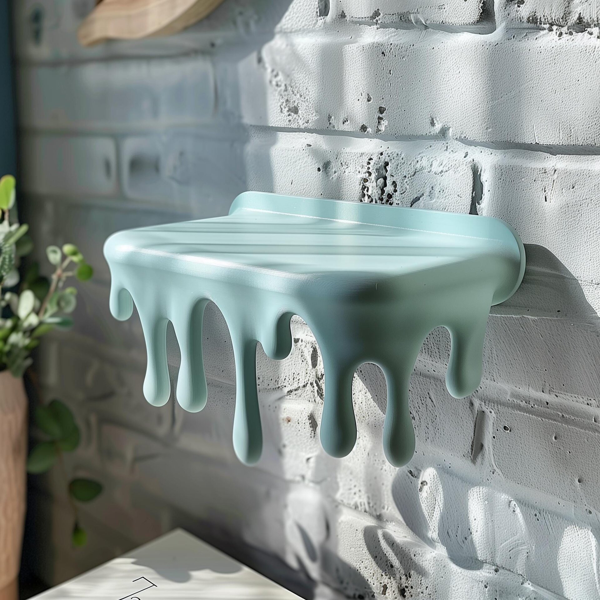 3D Printed Drip Shelf | Melting Wall Ledge