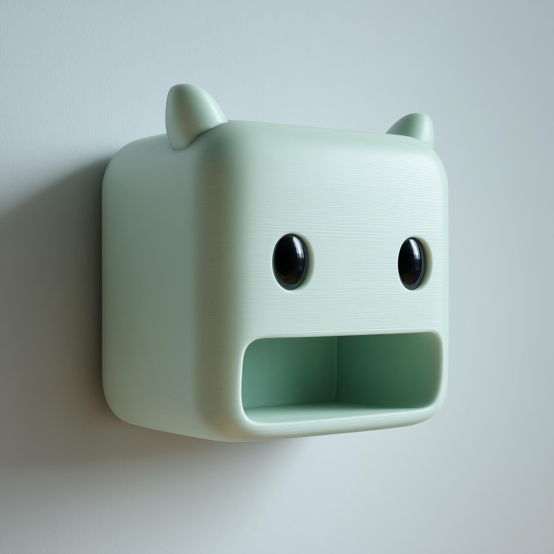 3D Printed Monster Wall Storage Cubby