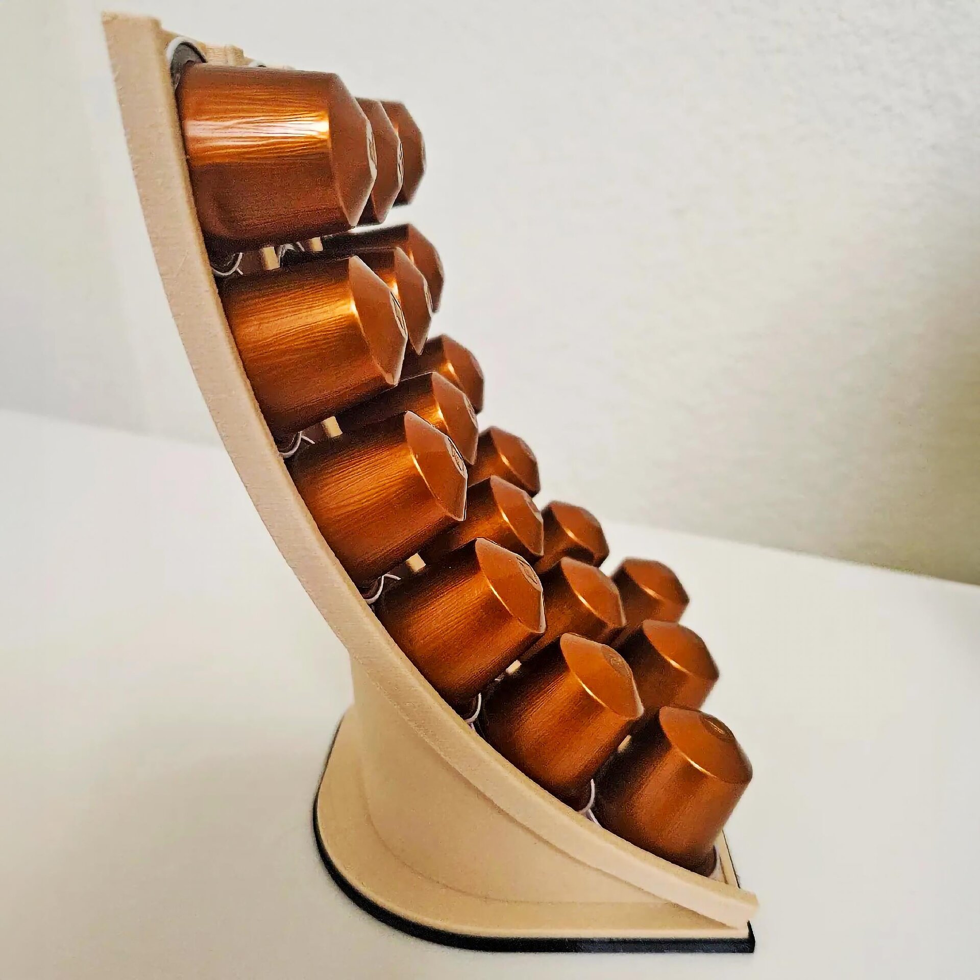 Nespresso Coffee Capsule Holder | 3D Printed Capsule Stand | Sleek Coffee Pod Organizer | Modern Coffee Station Accessory