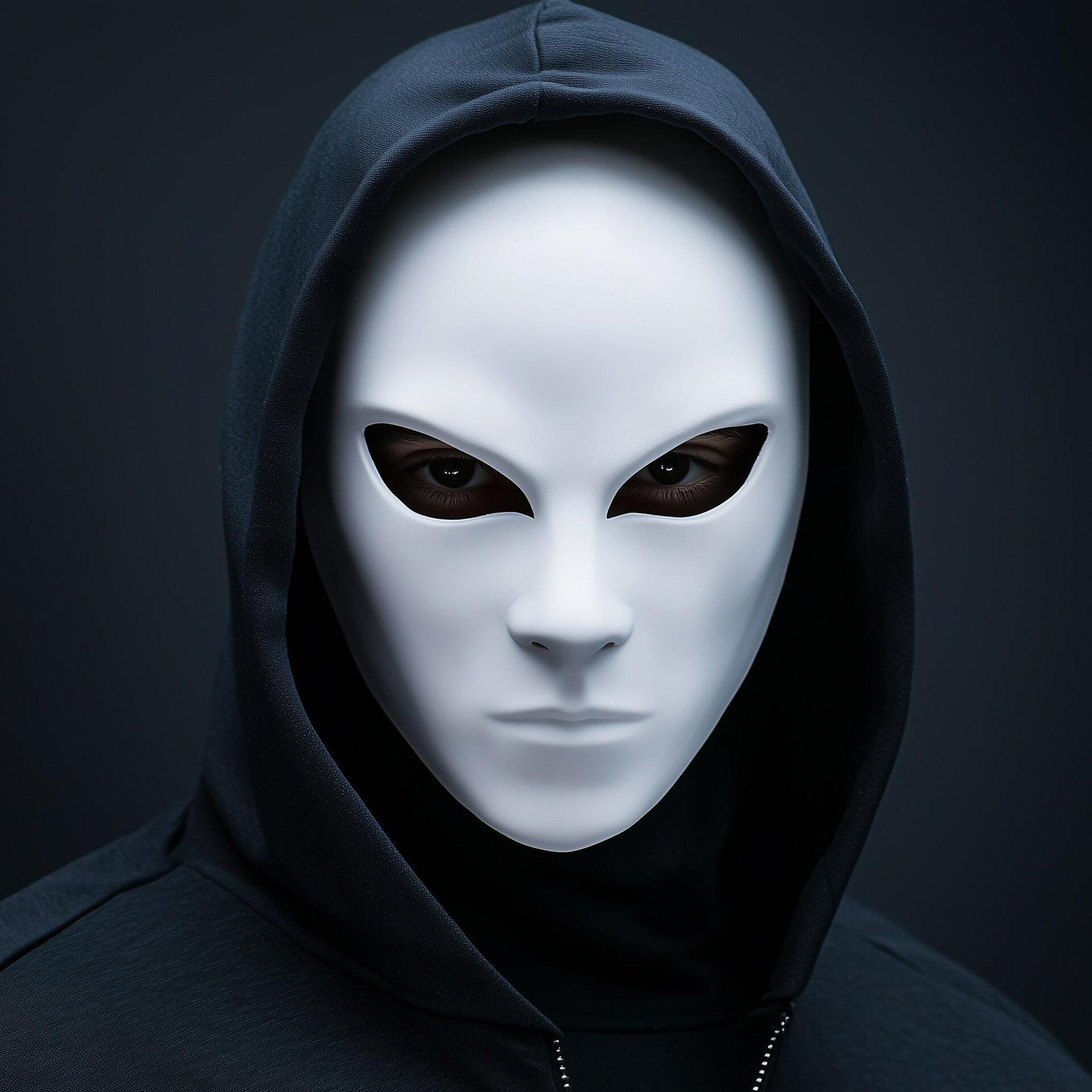 3D Printed Faceless Phantom Cosplay Mask