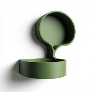 3D Printed Organic Bubble Wall Shelf