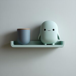 3D Printed Cozy Buddy Wall Shelf