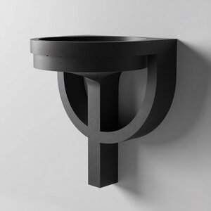 3D Printed Hoop Bracket Bowl Wall Shelf | Dry Catchall