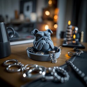 Bulldog Jewelry Organizer | 3D Printed Watch Tray