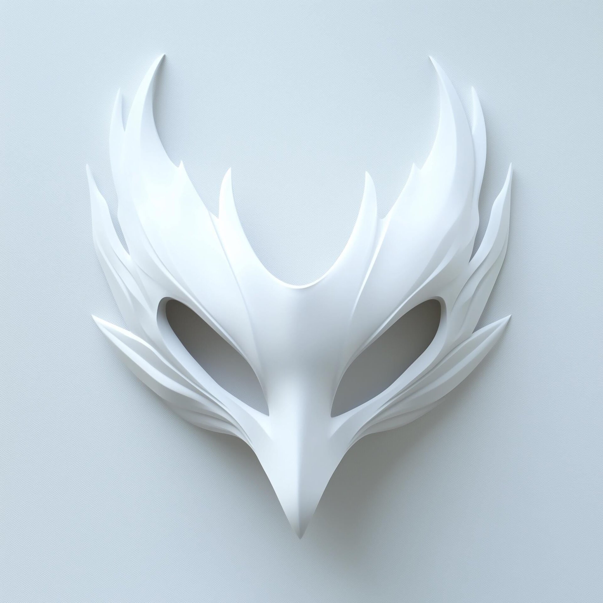 3D Printed Bird Mask | Raven Masquerade Accessory