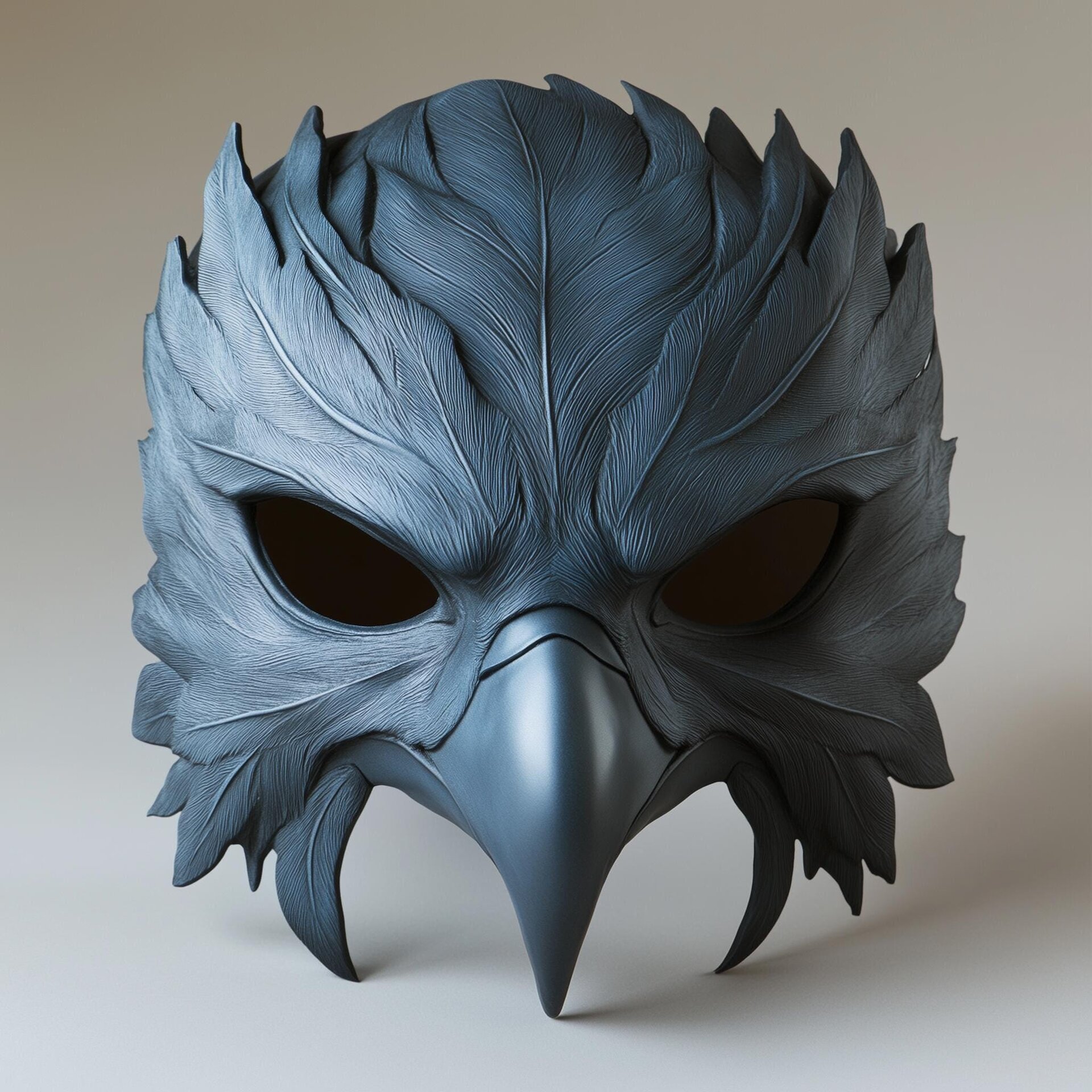 3D Printed Gothic Raven Beak Mask
