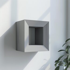 3D Printed Square Frame Wall Shelf